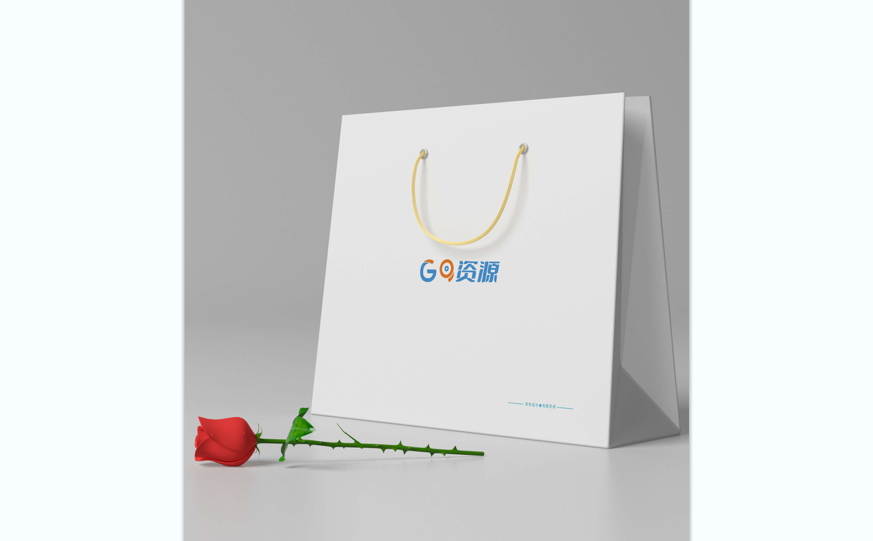 简约手提袋样机